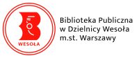Logo Biblioteki Publicznej w Dzielnicy Wesoła m.st. Warszawy. 