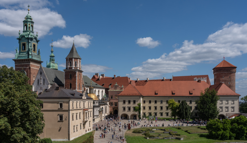 Widok na Zamek Królewski na Wawelu. Fot Adam Golec 